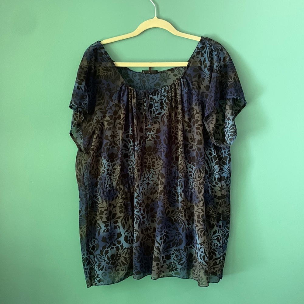 Daisy Fuentes blouse 2xl